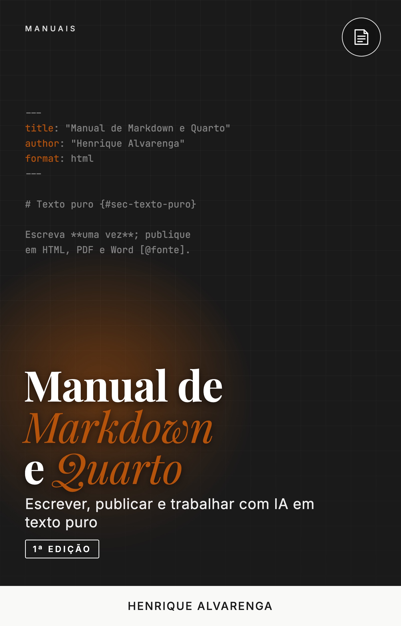 Manual de Markdown e Quarto